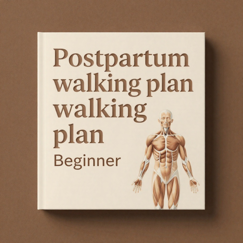 Postpartum walking plan Beginner : a complete starter kit transformation roadmap
